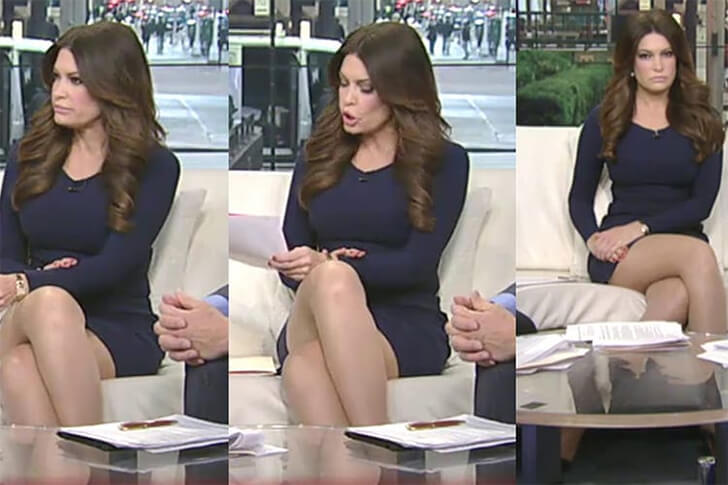 Anchor Wears Daring Outfit And Forgot Her Desk Was Transparent